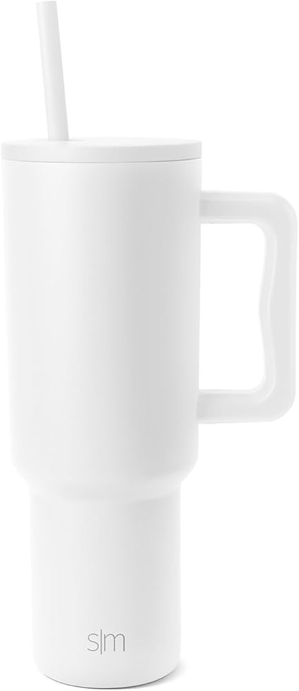 Simple Modern 40 oz Trek Tumbler with Handle and Straw Lid | Cup Holder Friendly Insulated Stainl... | Amazon (US)