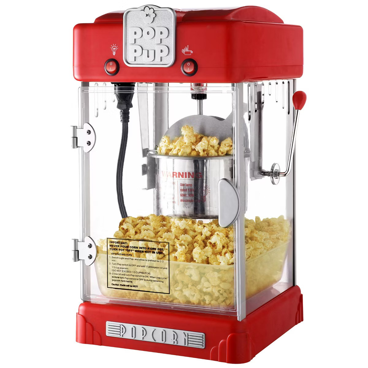 Great Northern Popcorn 2.5 oz. Pop Pup Kettle Portable Popcorn Machine - Electric Countertop Popc... | Target