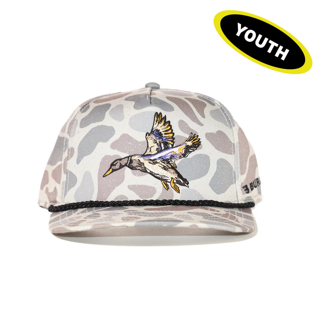 Youth Cap - Diving Mallard - Classic Deer Camo | BURLEBO