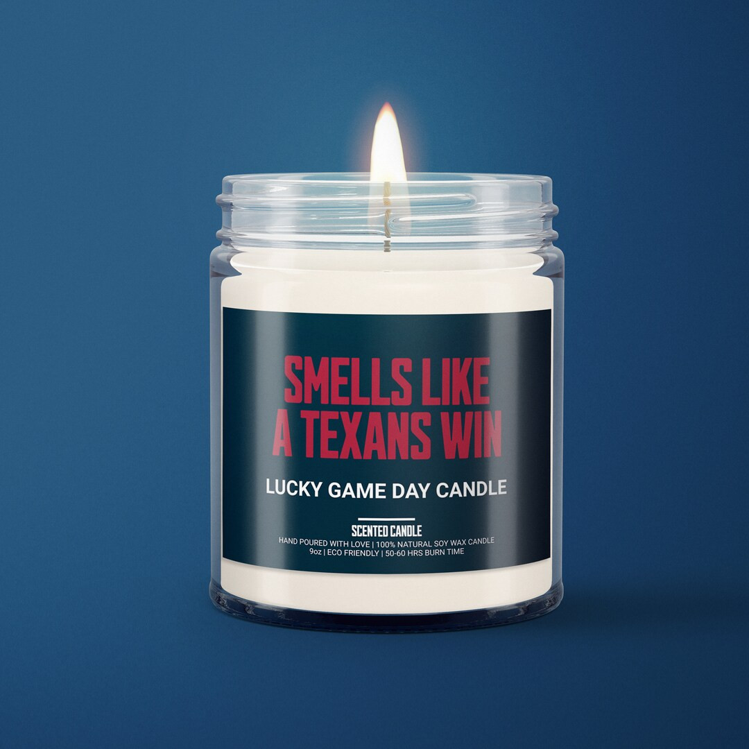 Smells Like A Texans Win Candle Unique Gift Idea Houston Texans Gift Candle NFL Texans Candle Gam... | Etsy (US)