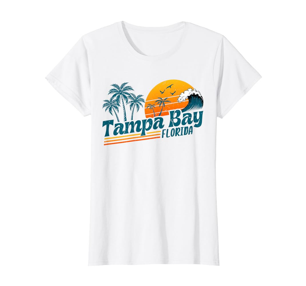 Brand: Retro Tampa Bay City Florida FL Palm Trees Family | Amazon (US)