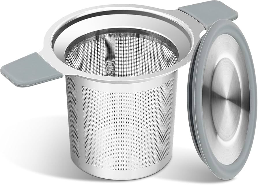 Ohtomber Tea Infuser Strainers for Loose Tea, Stainless Steel Loose Leaf Tea Strainer Stepper wit... | Amazon (US)