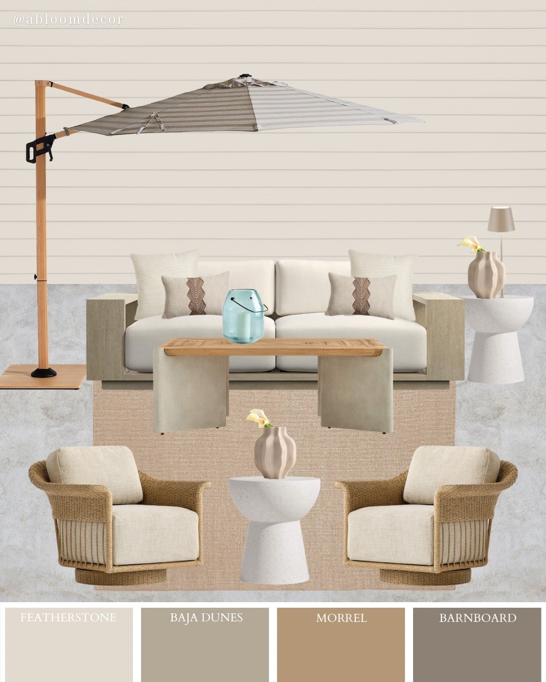 Warm Beige and Tan Minimalist Patio Design

#LTKHome