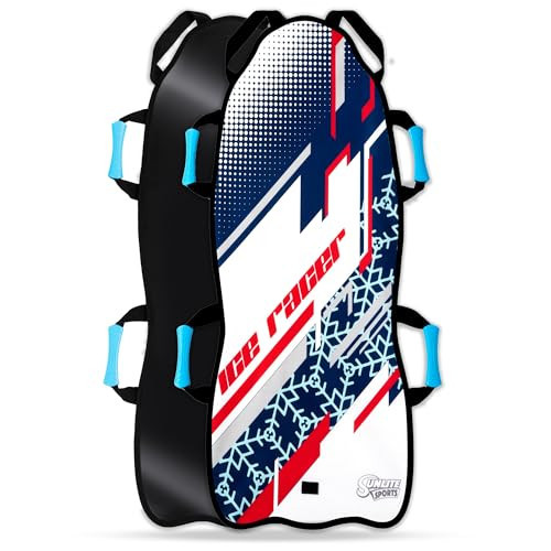 Sunlite Sports 45” Foldable & Roll-Up Snow Sled for Kids & Adults, Ultra-Portable Easy-Carry Design, Durable Reinforced Bottom for Heavy Snow & Winter Fun | Amazon (US)