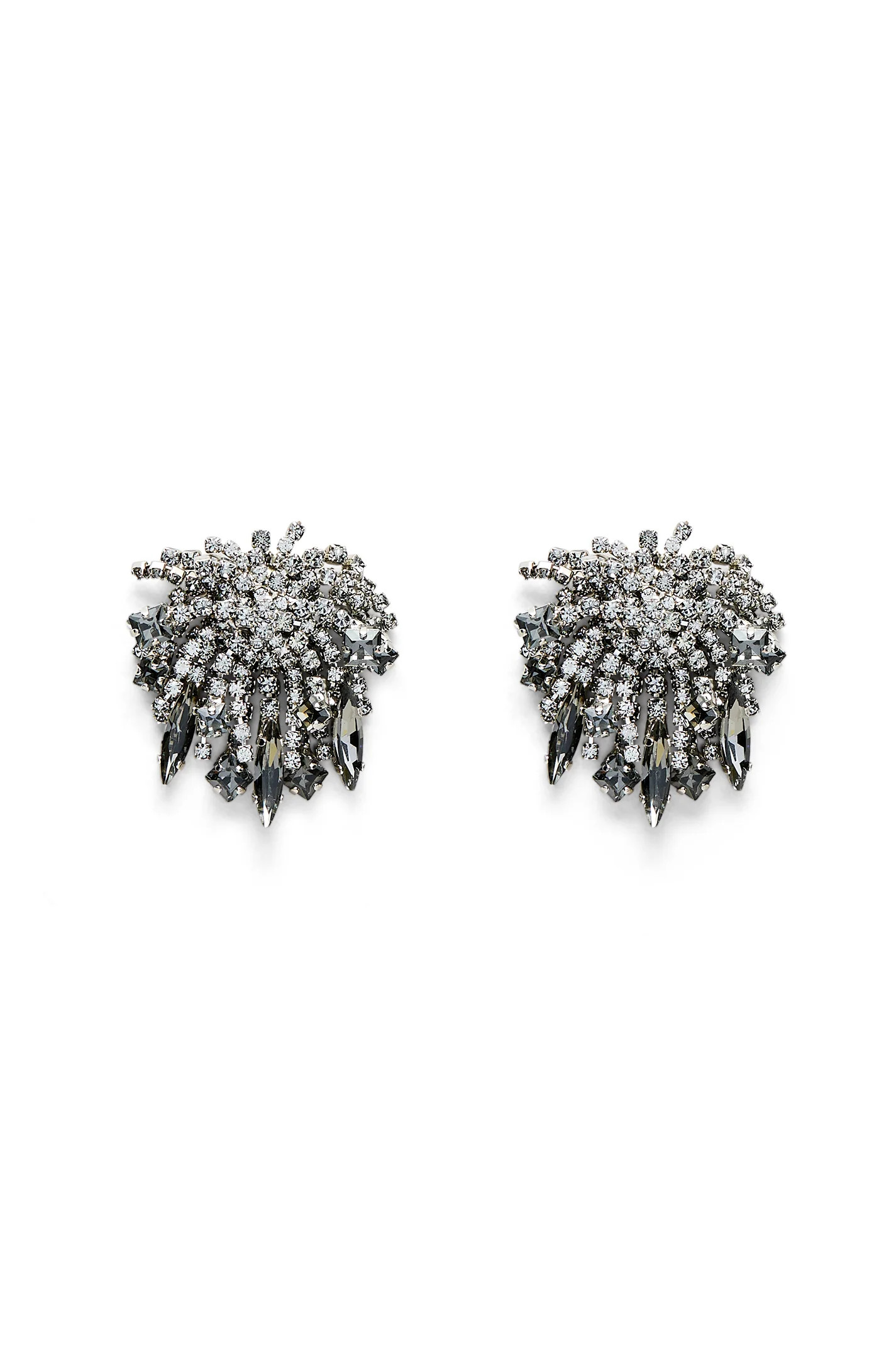 CRYSTAL CASCADE STUDS - BLACK.DIAMOND - Scanlan Theodore | Scanlan Theodore AU