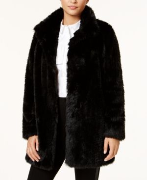 Calvin Klein Faux-Fur Coat | Macys (US)
