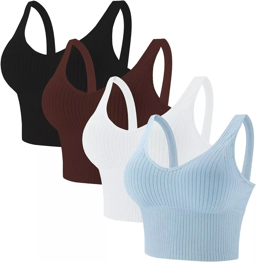 Eleplus 4 Pieces Comfy Cami Bra … curated on LTK