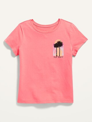 Short-Sleeve Logo-Graphic T-Shirt for Girls | Old Navy (US)