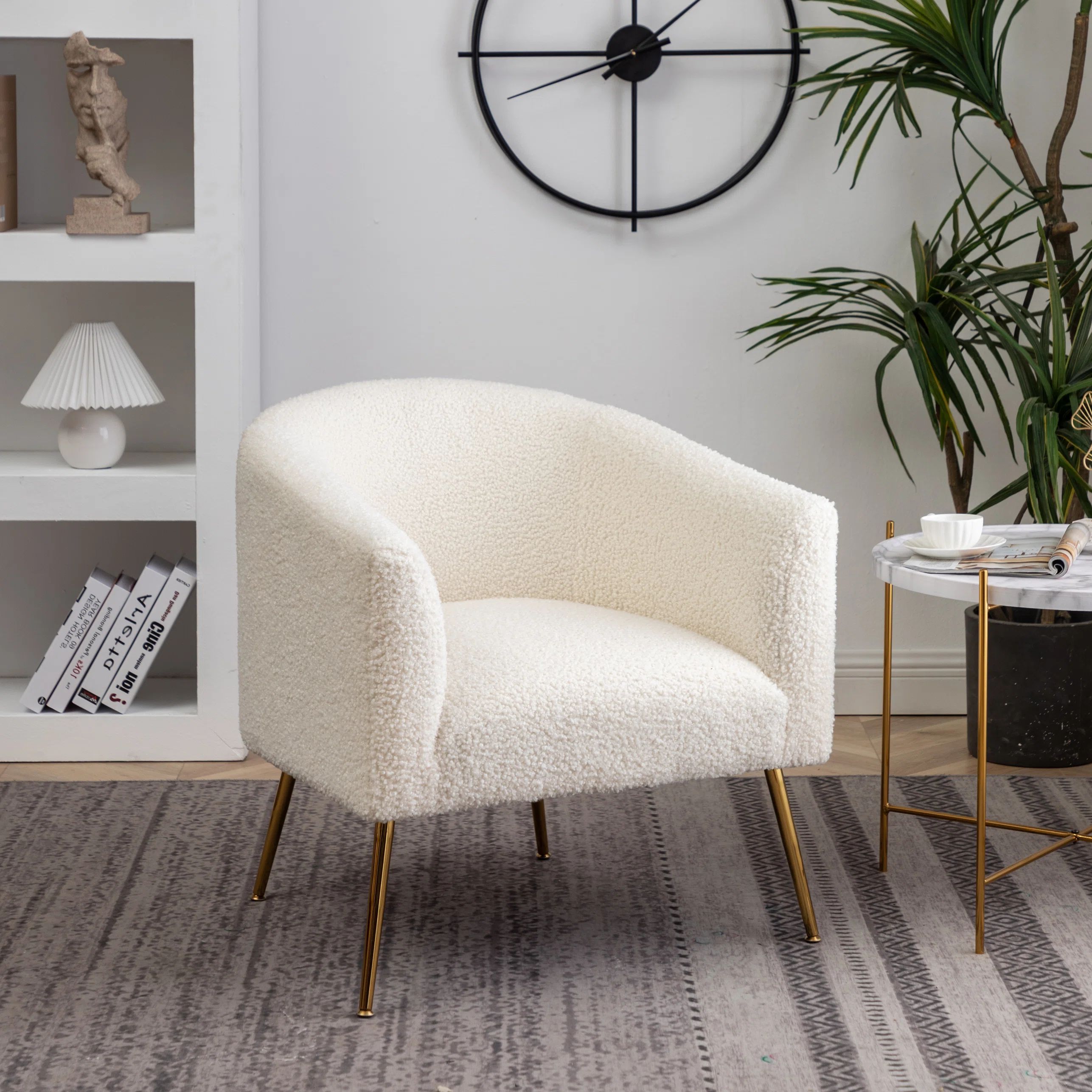 Hisakazu Upholstered Barrel Chair | Wayfair North America