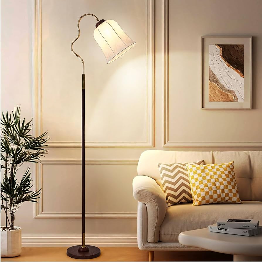 68" Gold Floor Lamp for Living Room with Foot Switch, 3 Color Mid-Century Modern Standing Lamp, B... | Amazon (US)