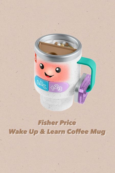 Fisher-Price Laugh & Learn Wake Up & Learn Coffee Mug

Walmart 
Baby toy 
Baby registry 
Baby coffee cup 

#LTKbaby #LTKkids