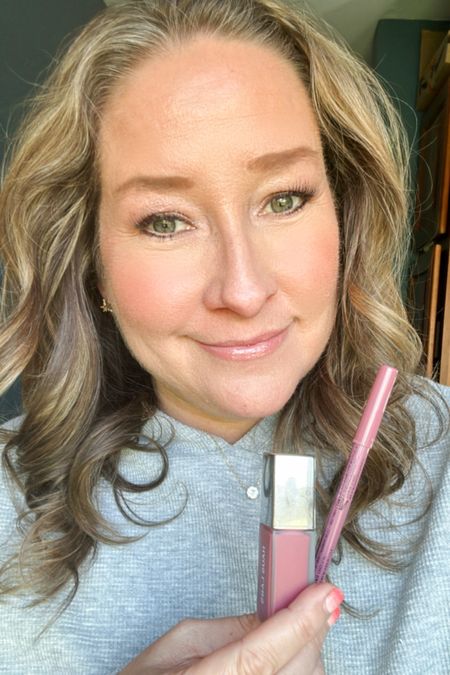 Loving this lip combo! NYX line loud lip liner in Fierce Flirt and Haus Labs Hybrid Lip Glaze Plumping Gloss in shade Macaron 

#LTKbeauty #LTKover40