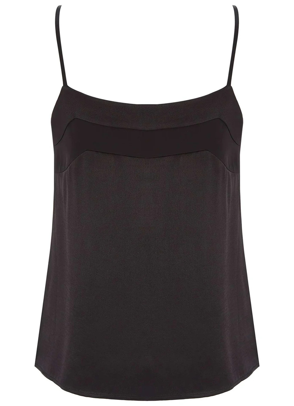 Black V-Neck Cami | Mint Velvet