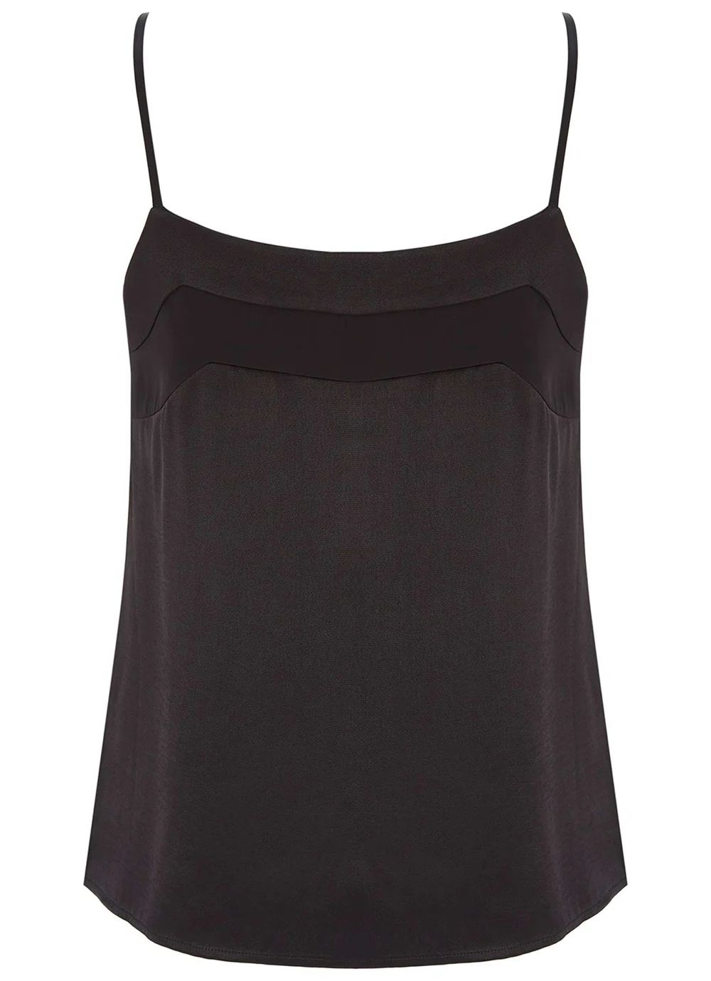 Black V-Neck Cami | Mint Velvet