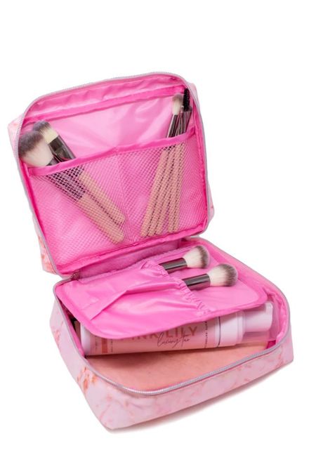 This travel makeup bag is on sale for $11! So cute and functional 💗

#LTKitbag #LTKsalealert #LTKFind