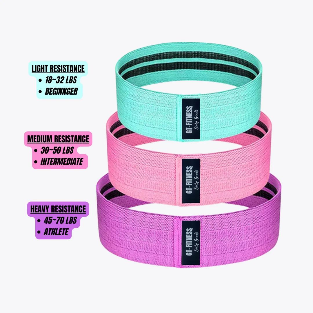 Fitness Resistance Booty Bands - Etsy | Etsy (US)