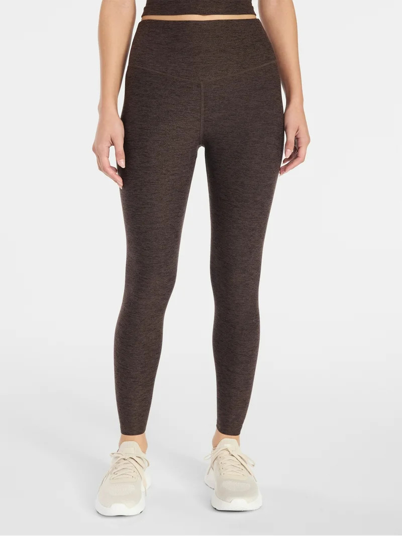 Avia Women's and Women’ Plus Foil Leggings, 7/8 Length, 25" Inseam, Sizes XS-4X | Walmart (US)