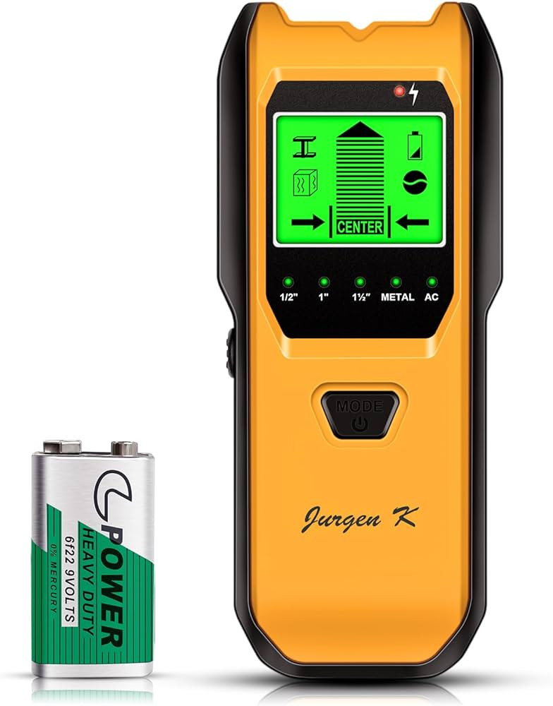 Stud Finder Wall Scanner, 5 in 1 Multifunction Stud Locator with Upgraded Smart Sensor, HD LCD Di... | Amazon (US)