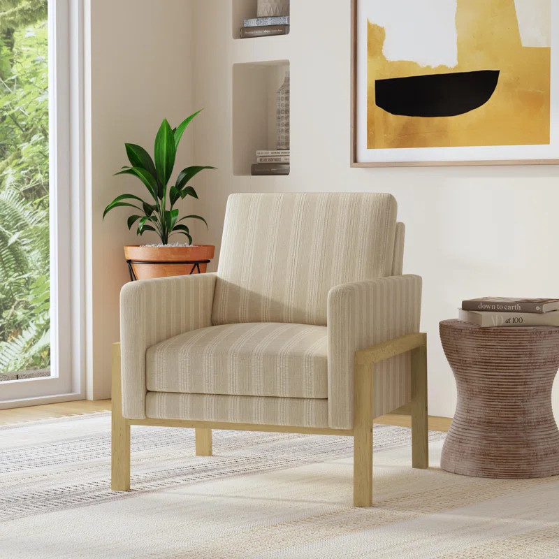 Arlecia Wood Frame Accent Chair | Wayfair North America
