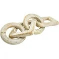 Creative Co-Op Mango Wood Chain DÃÂ©cor, Whitewashed | Walmart (US)