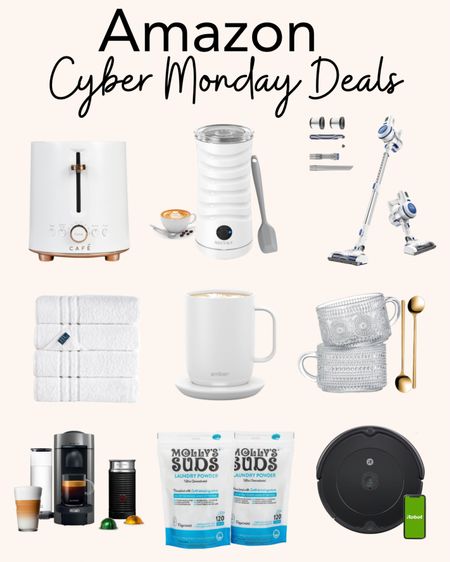 Amazon cyber Monday deals. Cordless vacuum. Nespresso machine. Roomba on sale. Coffee froth. Amber mug. Bath towels on sale. Gifts for her. Gifts for him. 

#LTKhome #LTKGiftGuide #LTKHoliday
