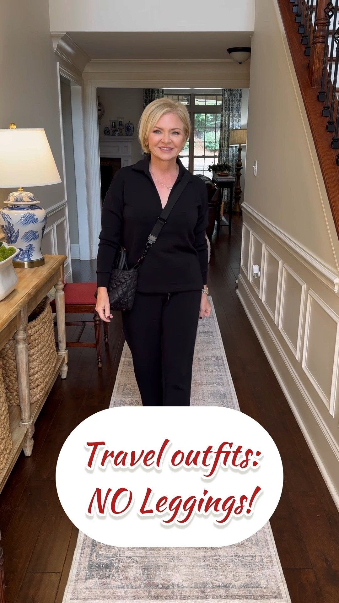 Yes you CAN travel in comfort and still look out together. Skip the leggings and try one of these outfits instead. All are just as comfortable as leggings, but you look more classy. I'm wearing a small in the SPANX top & pants, small in the tan pants and medium in the Quince pants. All tops & jackets are small. 

Travel outfit
Airport outfit
Comfortable outfits
Airport look
Athleisure
SPANX
Petite
Graphic tee
Crossbody bag

#traveloutfit
#airportoutfit
#comfyoutfit
#athleisure
#fashionover50
#petitefashion
#stylewithserena

#LTKVideo 

#LTKStyleTip #LTKTravel