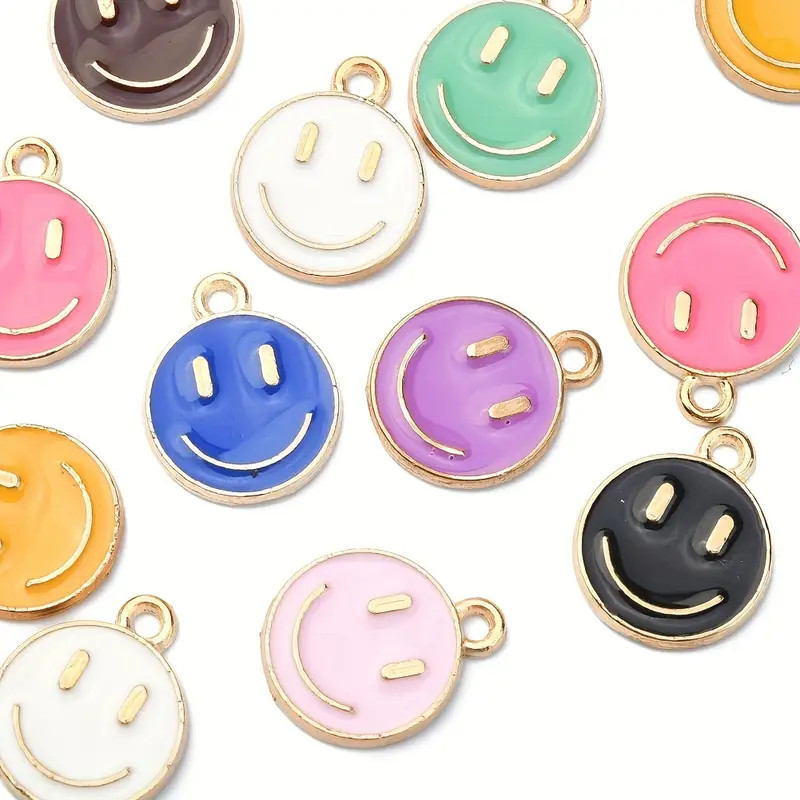 Zinc Alloy Pendant Multi Color Expression Charms Hole Mixed - Temu | Temu Affiliate Program