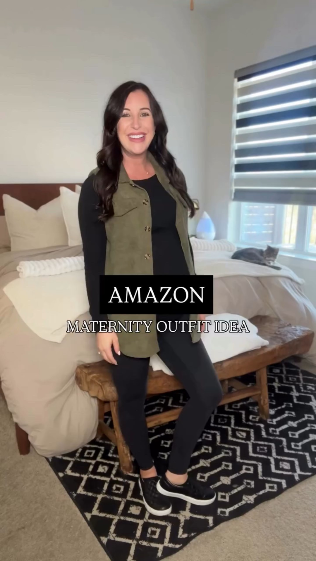 Easy and comfortable maternity friendly outfit idea! 
Comment for the outfit details. 🩷
#amazonfashion #amazonfinds #affordablefashion #womensfashion #fashionfinds #amazonstyle #maternitystyle #maternityfashion #dressthebump #pregnancystyle @amazonfashion