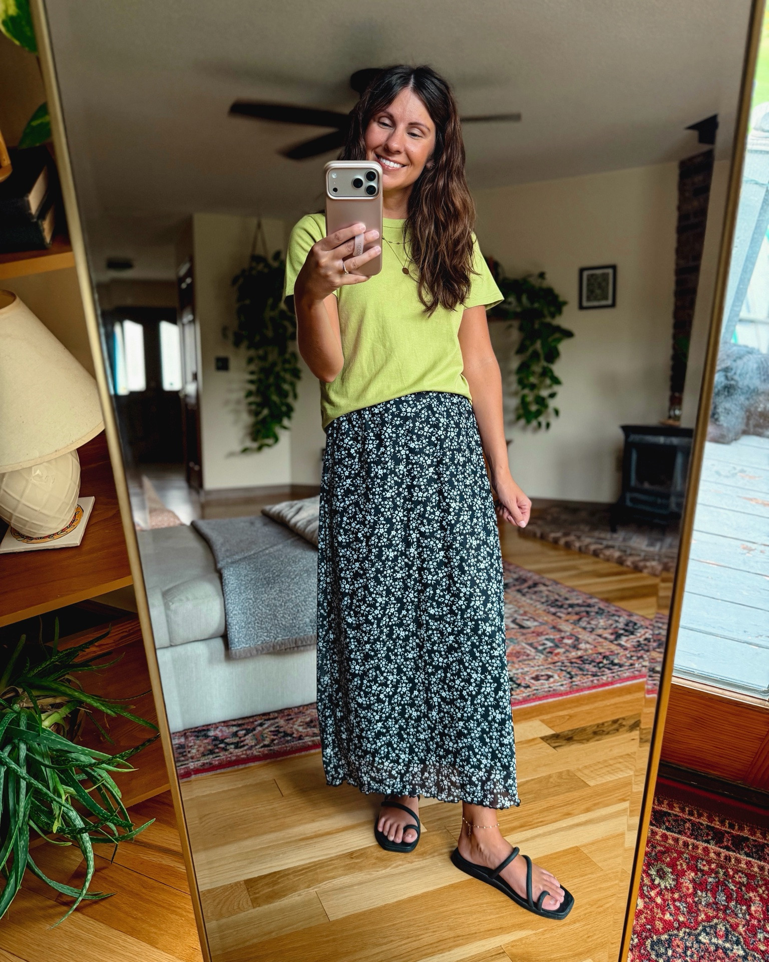 xs in my tee (100% cotton!) and small in my skirt. My sandals are size 6💚🖤

#LTKSeasonal #LTKgrwm #LTKootd