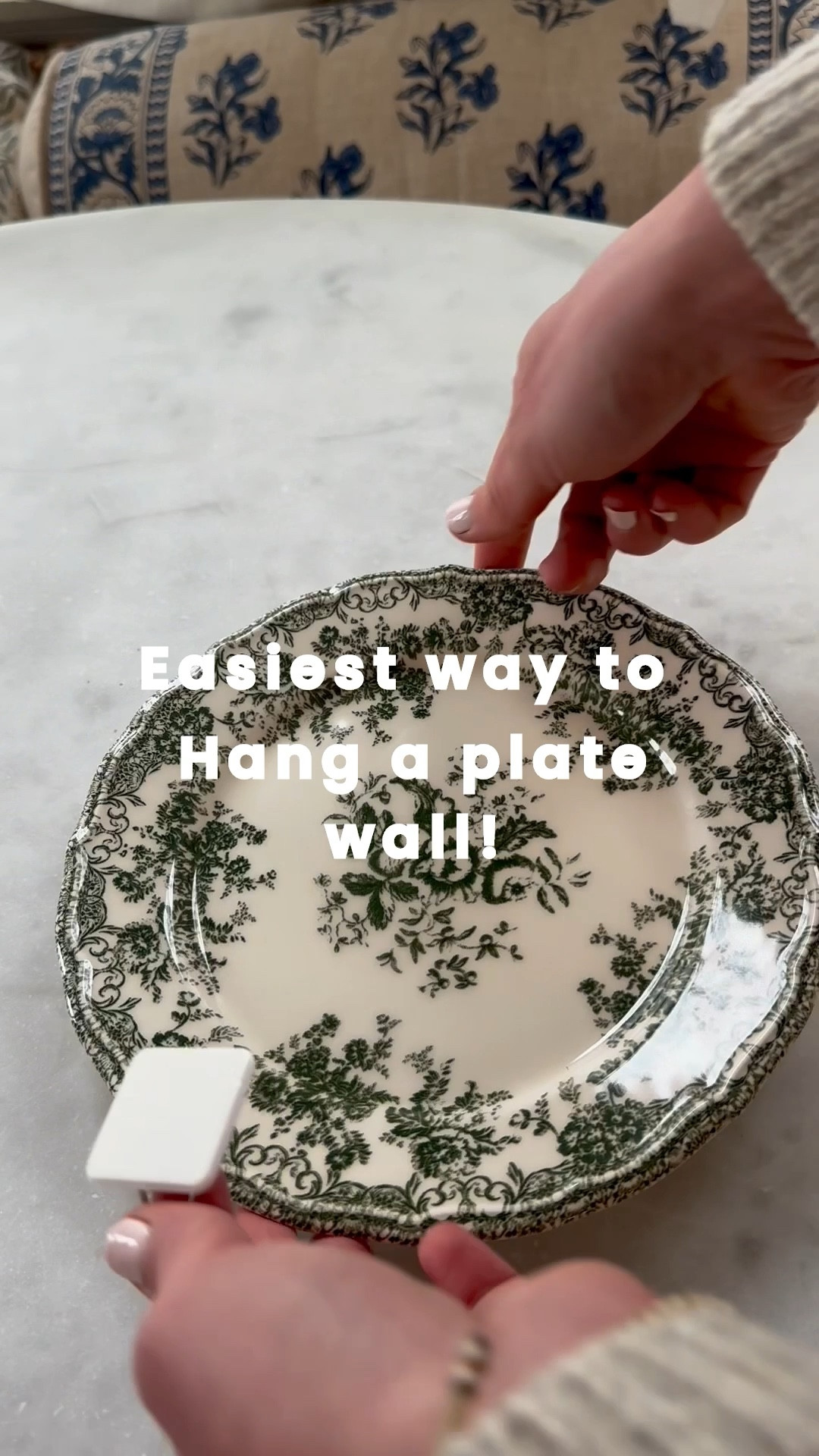 These are the easiest way to hang. A plate wall! 

#LTKHome