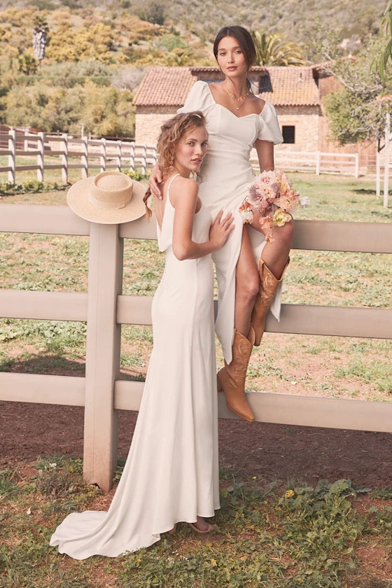 No Greater Love White Puff Sleeve Maxi Dress | Lulus (US)