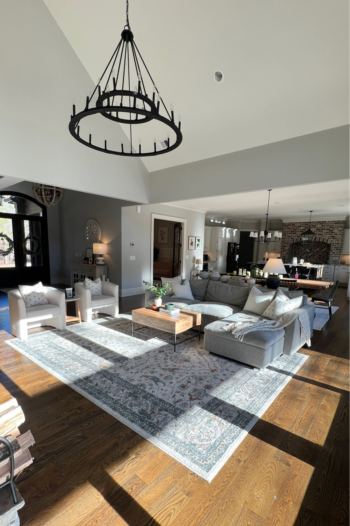 Living room rug. Morgan rug in pale white ✨ 

#LTKstyletip #LTKunder100 #LTKhome