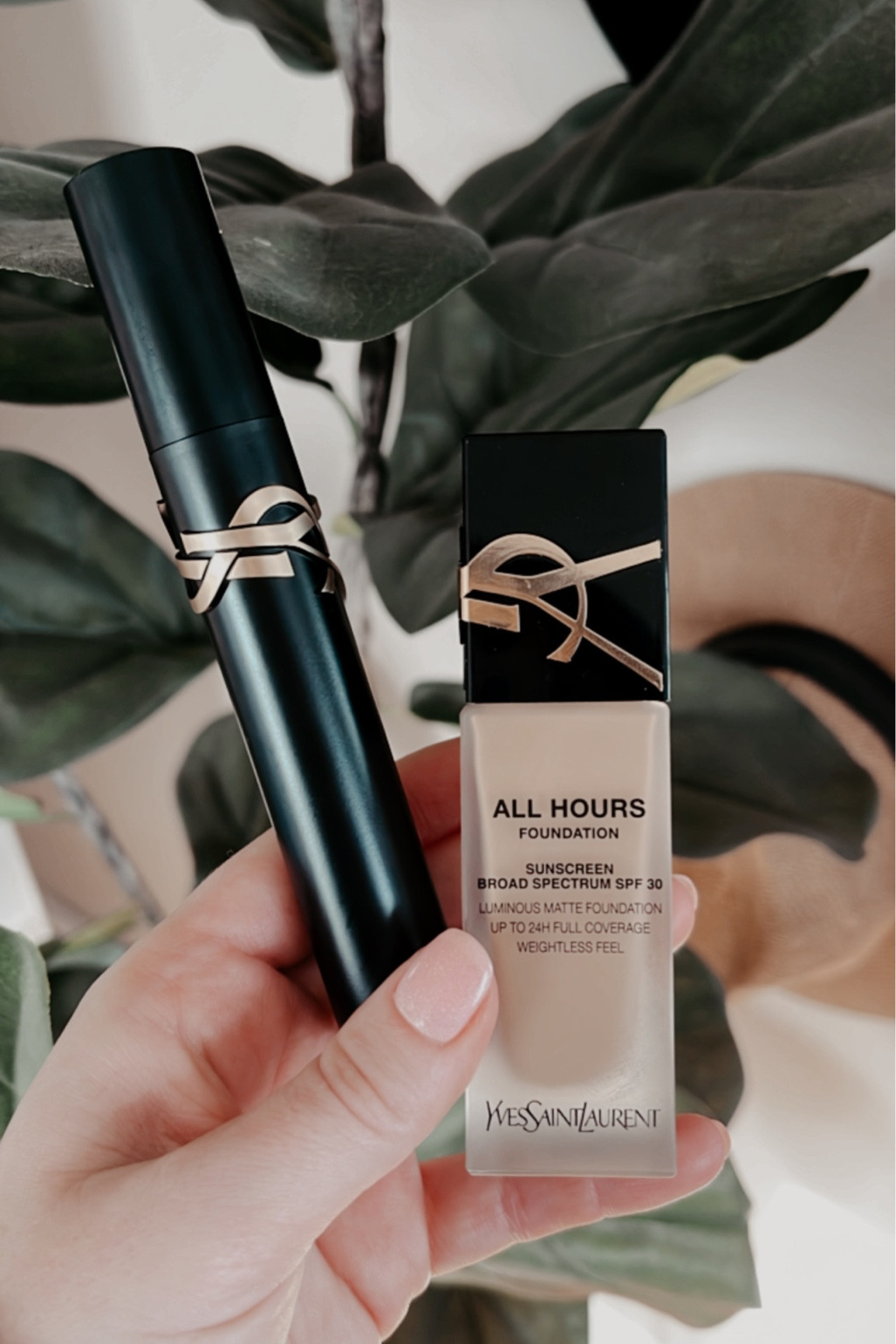 YSL 24 hour foundation and extreme volume mascara! 🙌🏻 

#LTKstyletip #LTKbeauty #LTKunder100