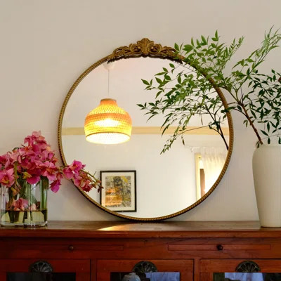 Vintage Baroque Accent Wall Mirror | Wayfair North America