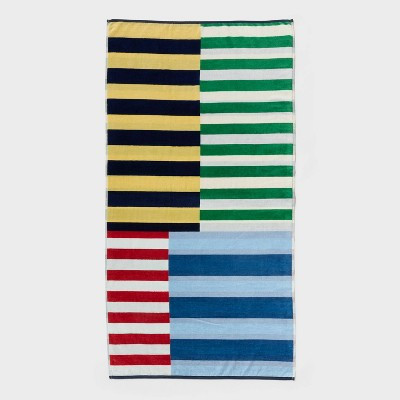 36"x72" Nautical Striped Oversized Beach Towel Multi - Room Essentials™ | Target