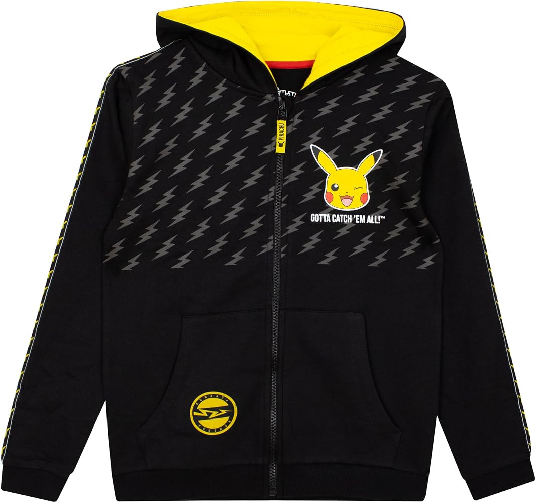 Pok\u00e9mon Pikachu Hoodie | Pikachu Hoodie For Boys | Hooded Sweatshirts For Boys | Amazon (US)