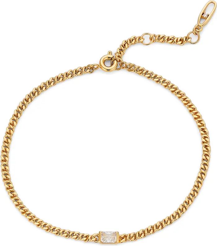 Nadri Zoe Mini Curb Chain Bracelet | Nordstrom | Nordstrom