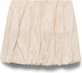 Crinkled Bubble Hem Miniskirt | Nordstrom