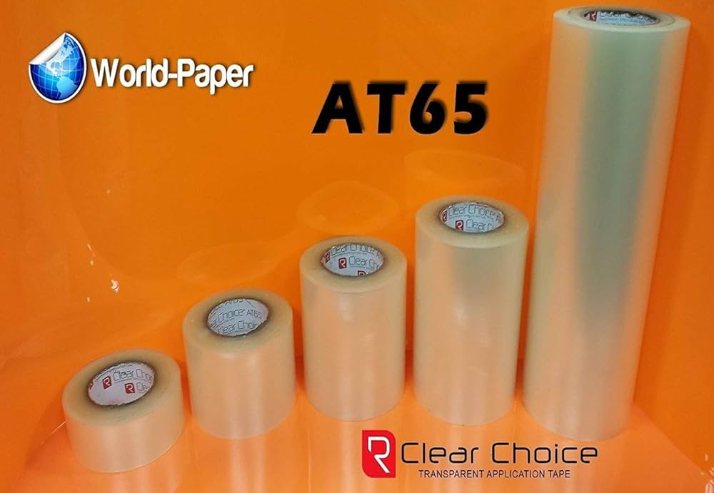 Clear Choice Vinyl Film Outdoor Vinyl Application Tape Various Sizes x 300 Meters Roll (12" x 300... | Amazon (US)