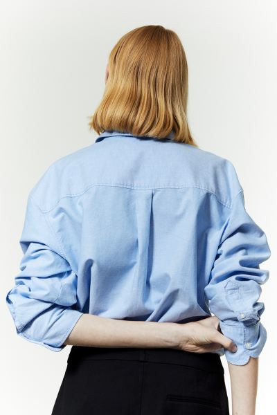 Oxford shirt - Light blue - Ladies | H&M GB | H&M (UK, MY, IN, SG, PH, TW, HK)