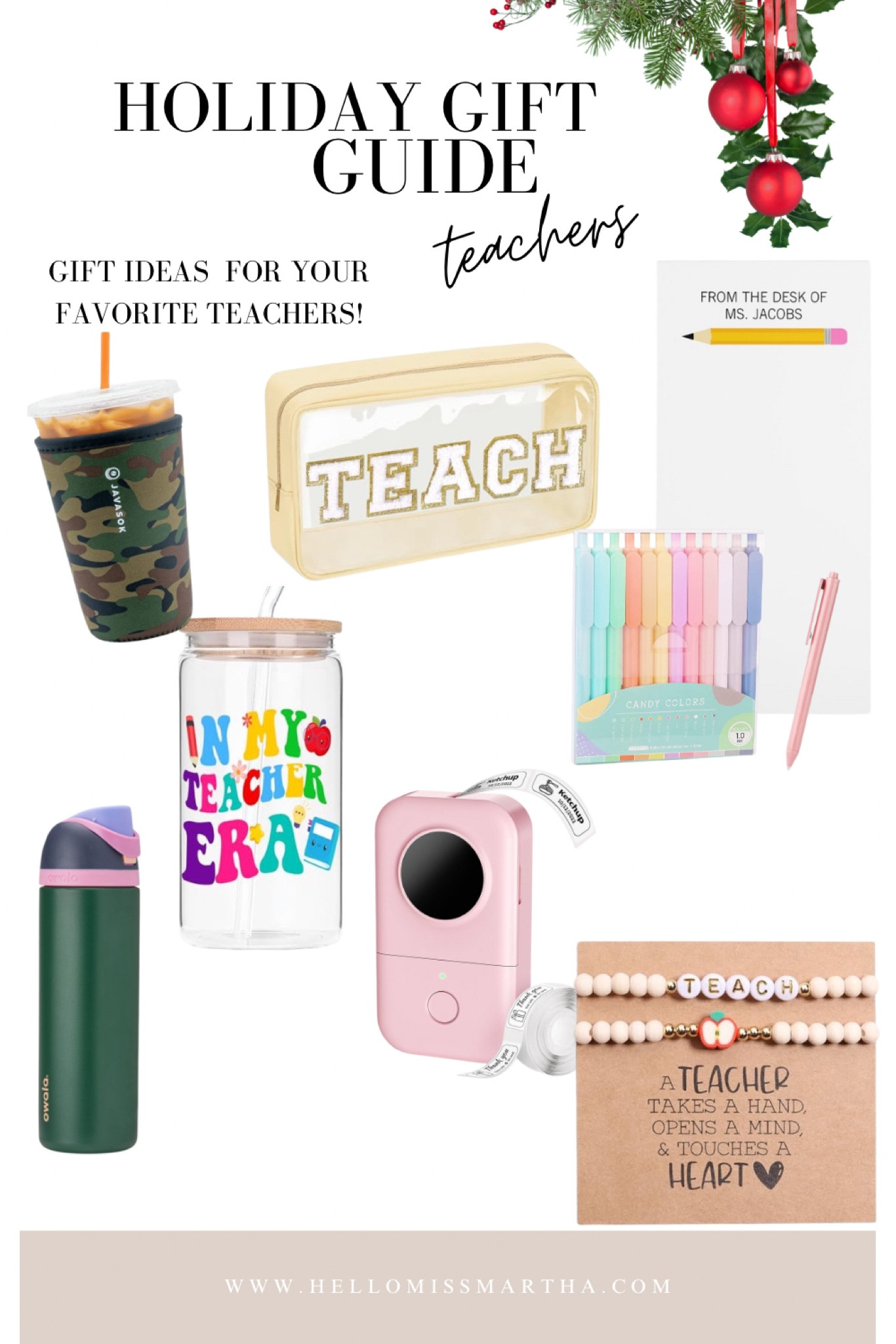 Some easy and cute ideas for those teachers this holiday!  
#teachergifts #giftguide #teachers #giftideas #sharethelove

#LTKFindsUnder50 #LTKGiftGuide #LTKHoliday