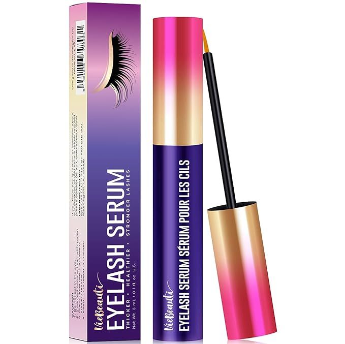Premium Eyelash Growth Serum by VieBeauti, Lash boost Serum for Longer, Fuller Thicker Lashes (3M... | Amazon (US)