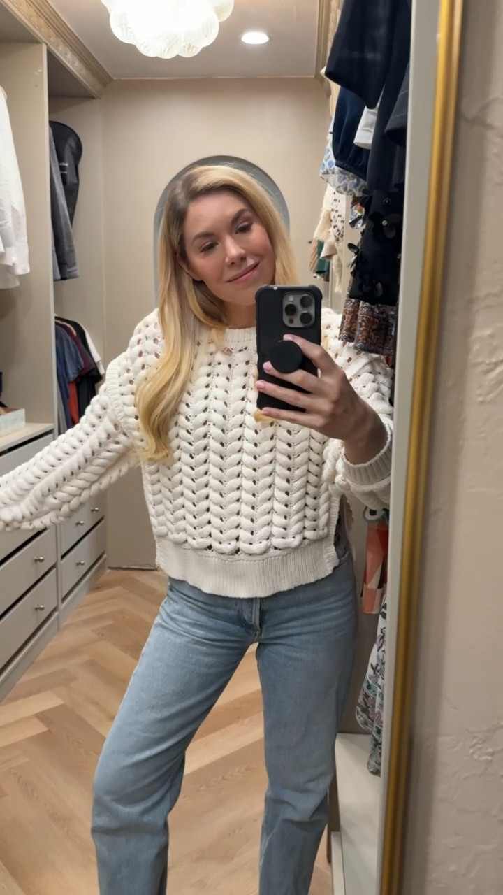 Cutest Target find!
Spring sweater
Sweater 
Jeans 
Agolde 

#LTKdayinmylife #LTKSeasonal