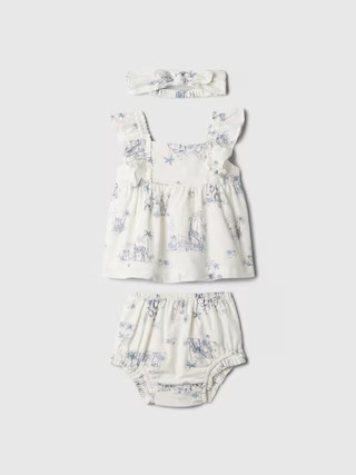 Baby Linen-Cotton Outfit Set | Gap (US)
