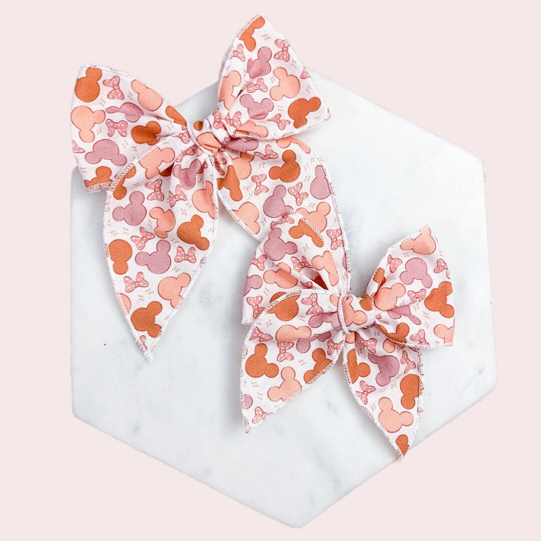 Minnie Mouse Hair Bow Disney Bow Disney Parks Bow Minnie - Etsy | Etsy (US)