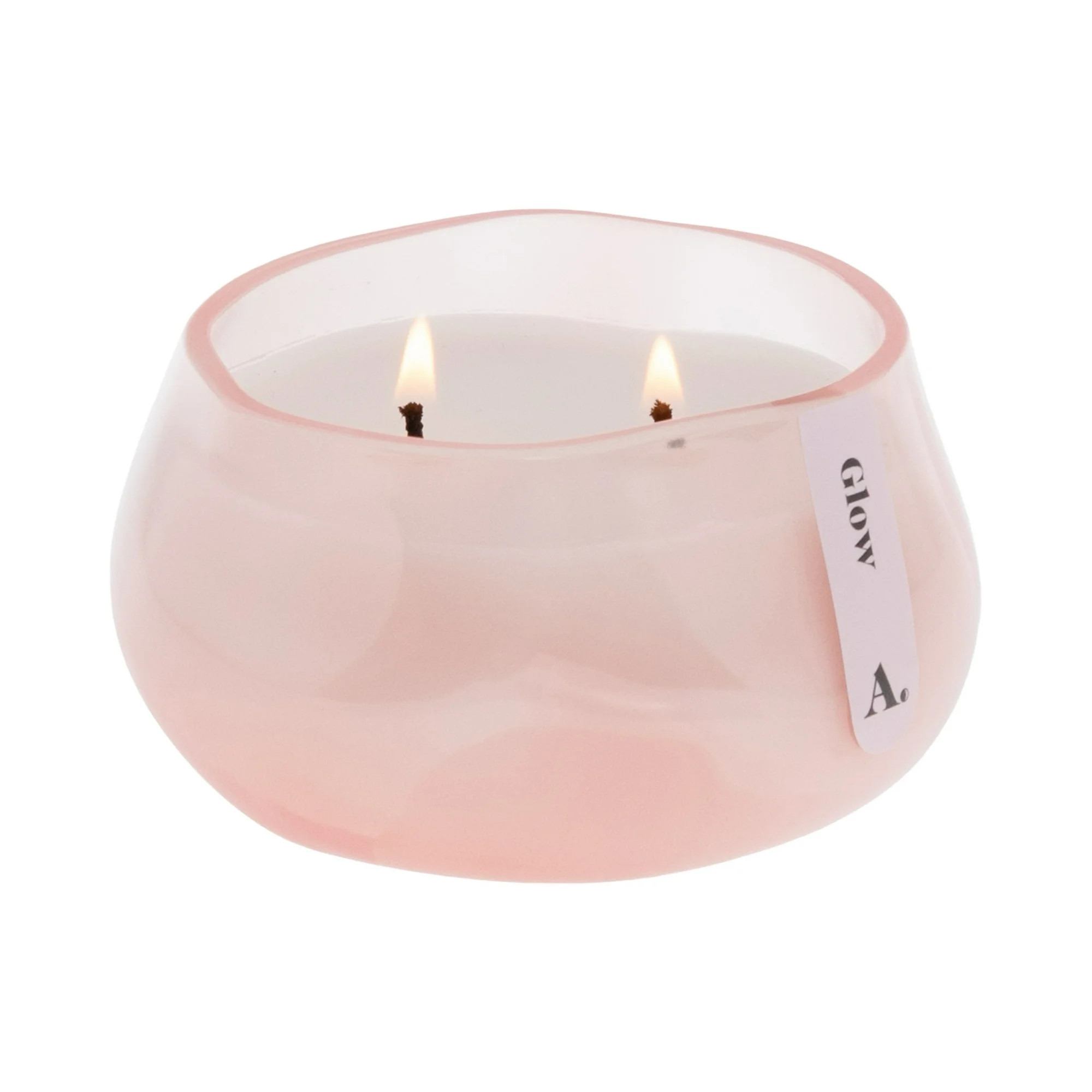 Allswell Glow (Vanilla + Pear + Coconut) Scented 1-Wick Organic Blown Jar Spa Candle 8oz. | Walmart (US)