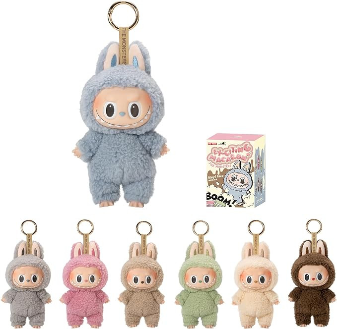 POP MART The Monsters - Tasty Macarons Vinyl Face Blind Box, Random Design Action Figures Collect... | Amazon (US)