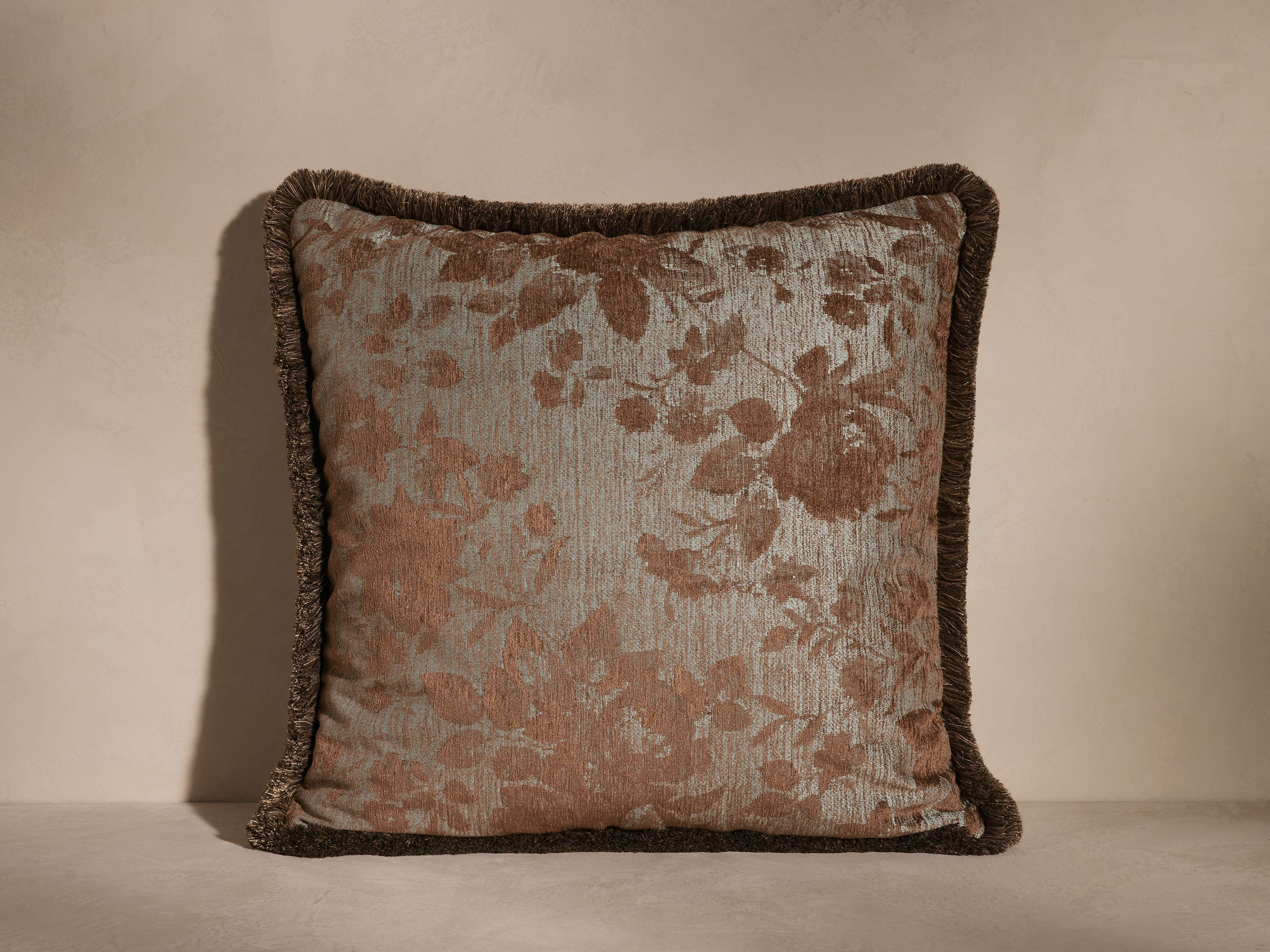 Camellia Fringe Pillow | Arhaus