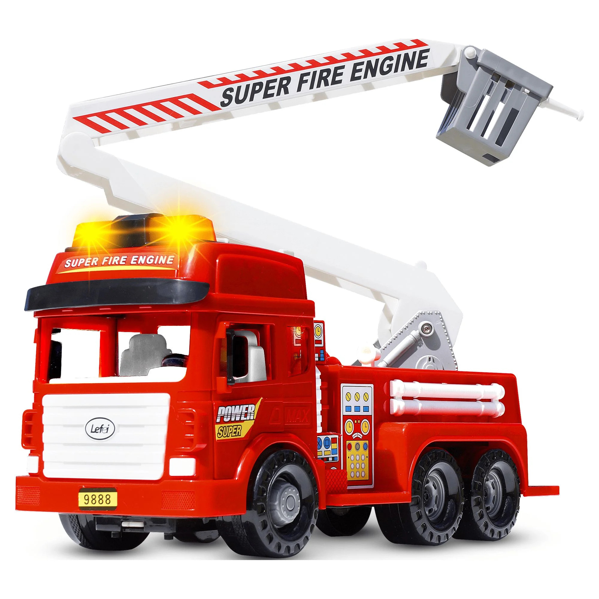 CifToys Kids Fire Truck Toy for Boys, Friction Powered Play Vehicle, 3 years and up | Walmart (US)