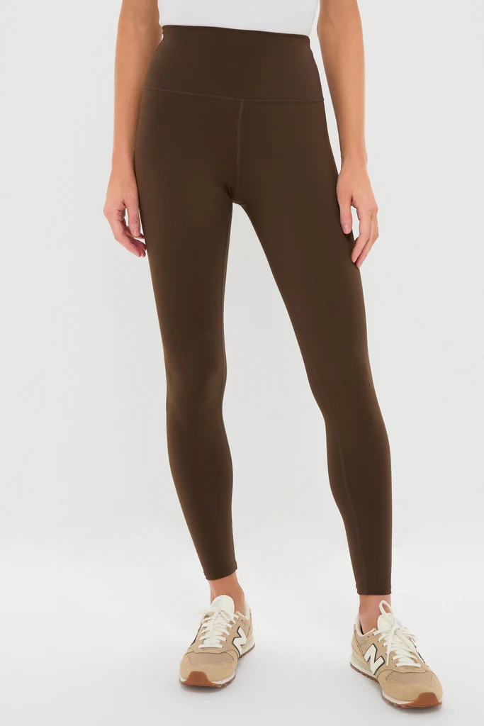 Chocolate Brown High Rise Compression Spandex MacKenzie Legging | Tuckernuck (US)